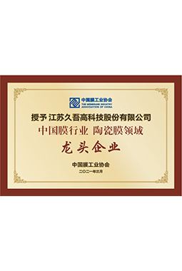 中國膜行業陶瓷膜領域龍頭企業